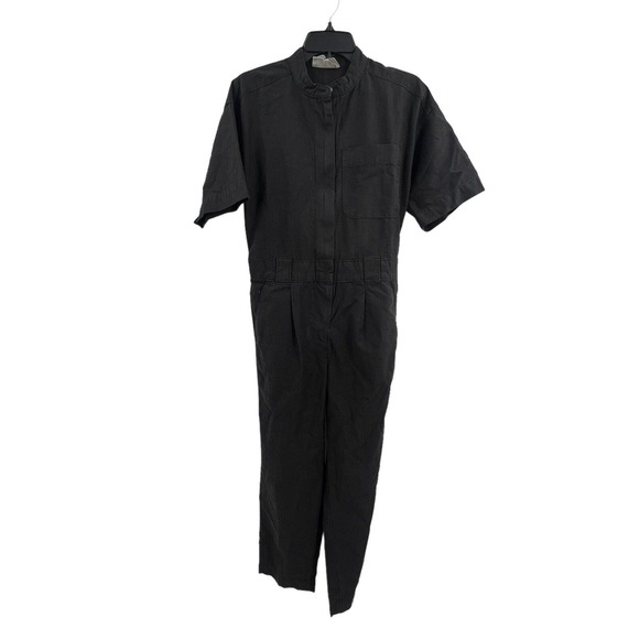 Everlane Black Short Sleeve Flight Suit Womens 0 - Picture 1 of 7
